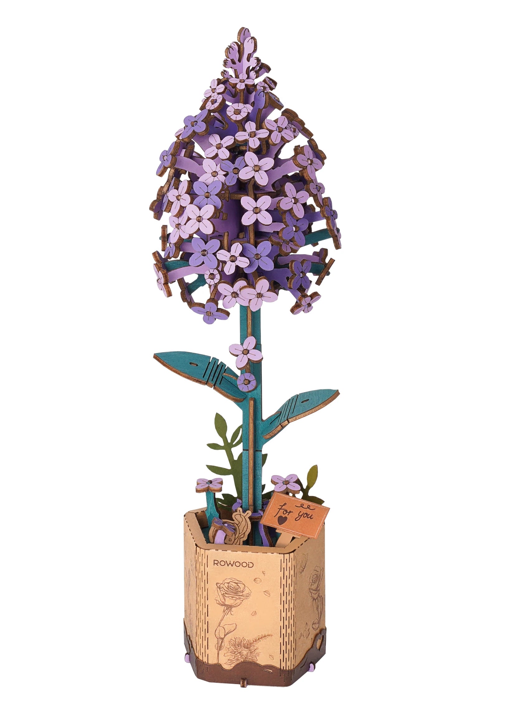 DecoNooks™ Robotime Rowood DIY Blumenstrauß aus Holz