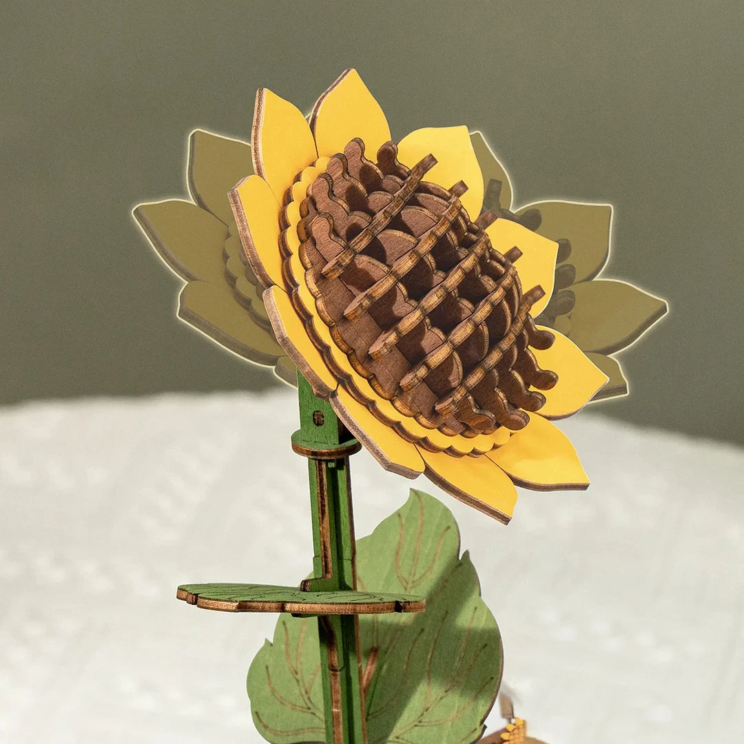 DecoNooks™ Robotime Rowood DIY Blumenstrauß aus Holz