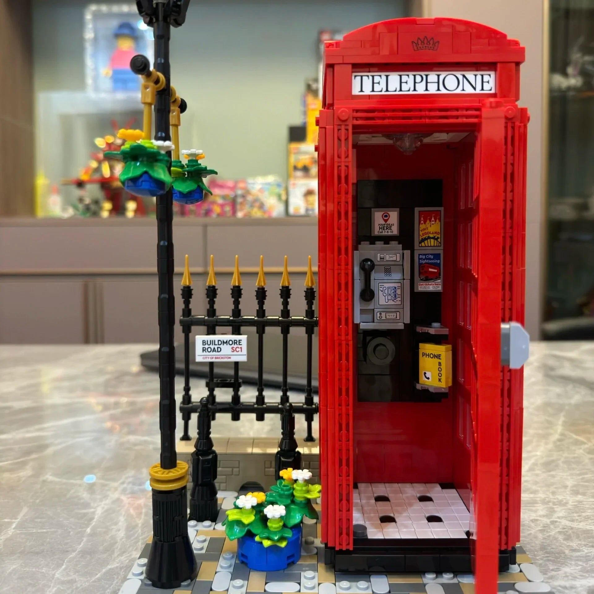 Cabine téléphonique rouge londonienne DecoNooks™
