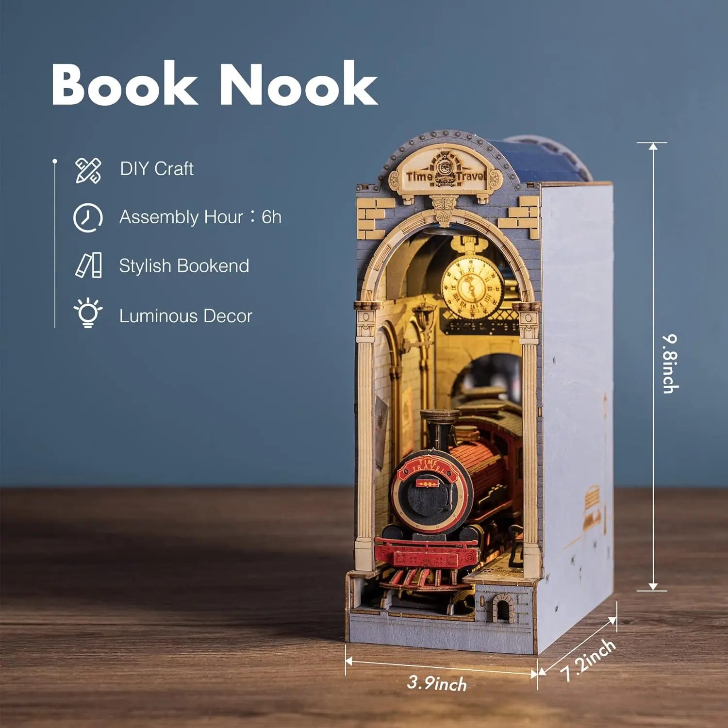 DecoNooks™ Book Nook Robotime Zeitreise