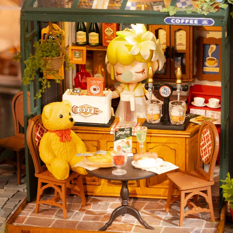 DecoNooks™Robotime Rolife Tipsy Restaurant