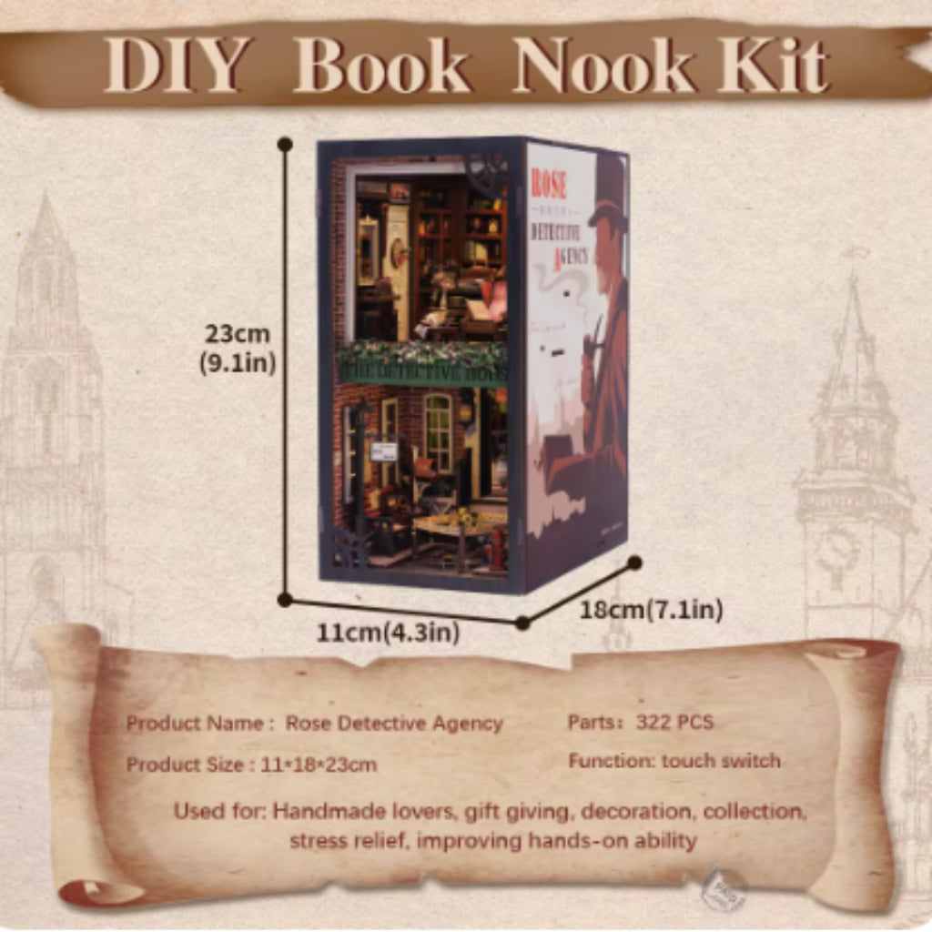 DecoNooks™ Miniature Doll House Detective Agency