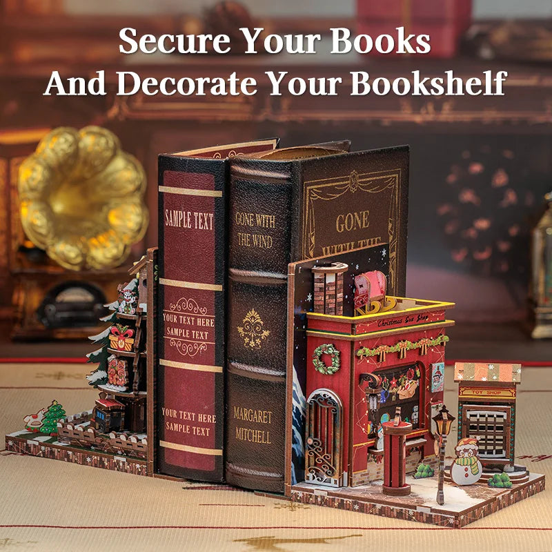 DecoNooks™Book Nook Decoration  Christmas Cottage